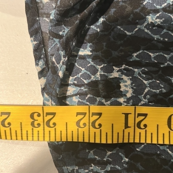 MIMI CHICA Button Up Tie Waist Sheer Blouse Size Small - Picture 7 of 9